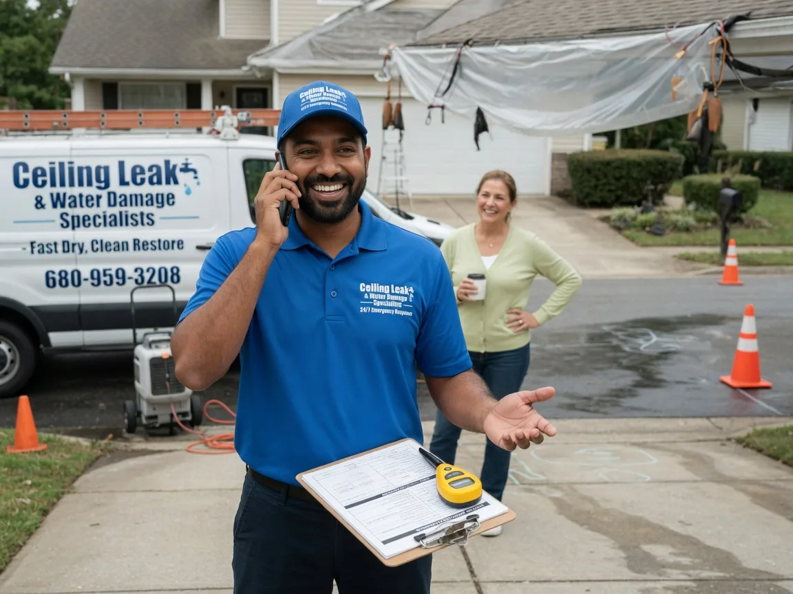 Ceiling Leak Cleanup Masonic Home, KY FAQs